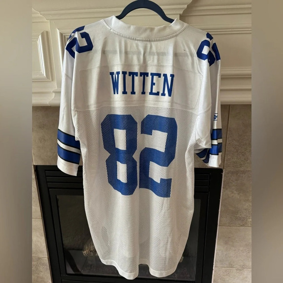 Reebok NFL On Field Jersey Dallas Cowboys Jason Witten #82 White Size L - Picture 11 of 15